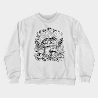 cottagecore frog Crewneck Sweatshirt